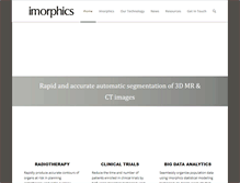 Tablet Screenshot of imorphics.com